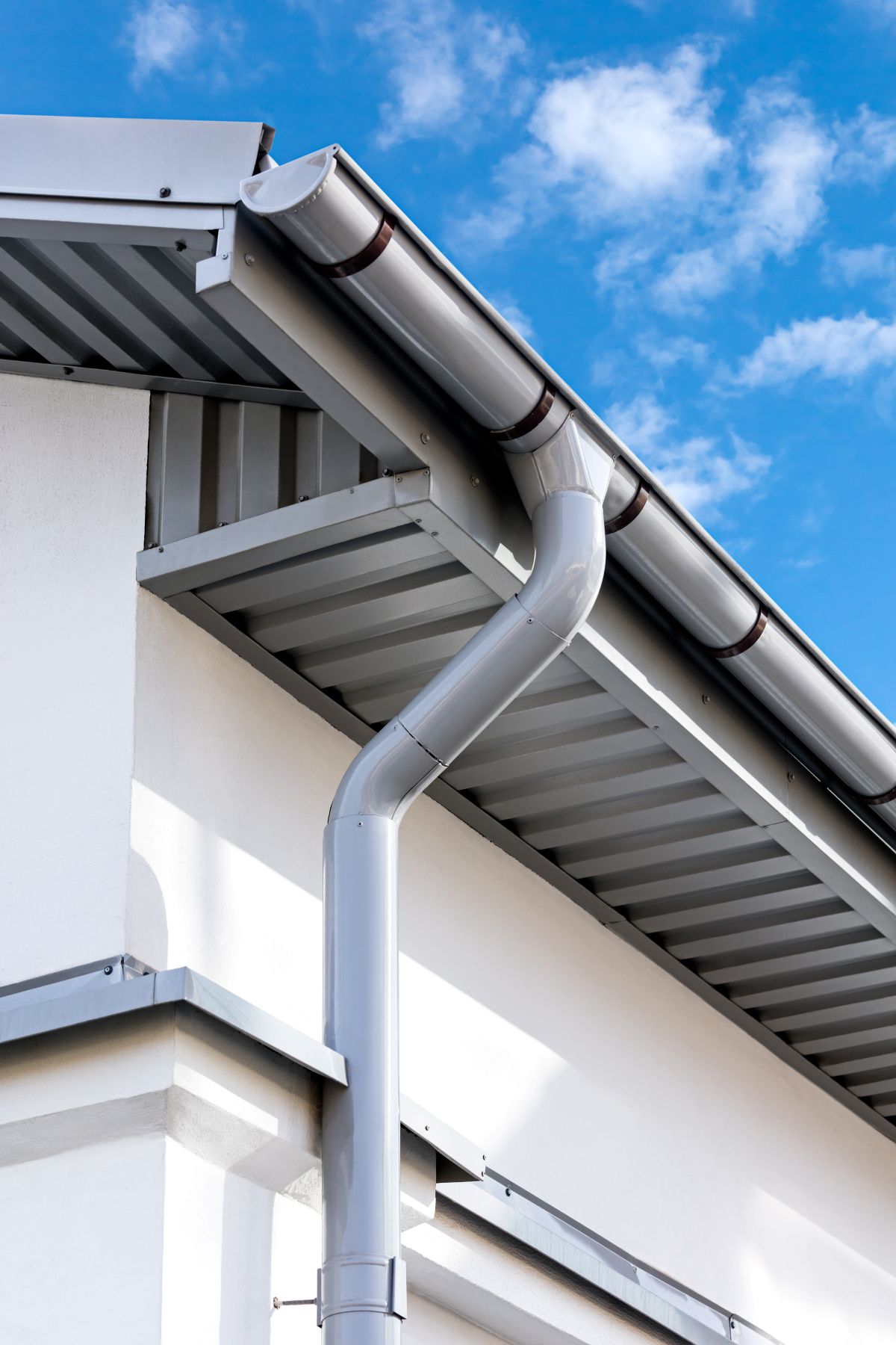 metallic and plastic gutters