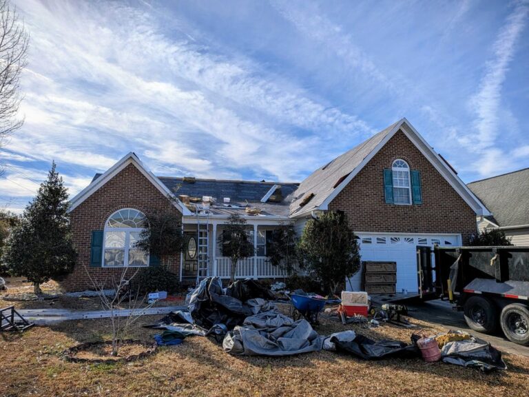 Stormgrade team replacing a roof